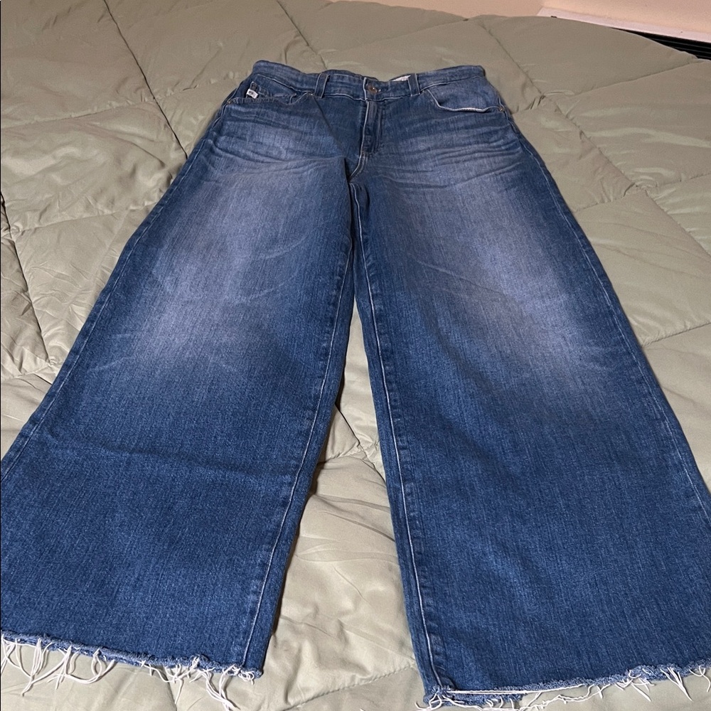 AG Deven High Rise Ultra Wide Leg Jeans